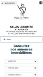 Mobile Screenshot of notaires-corbie.fr